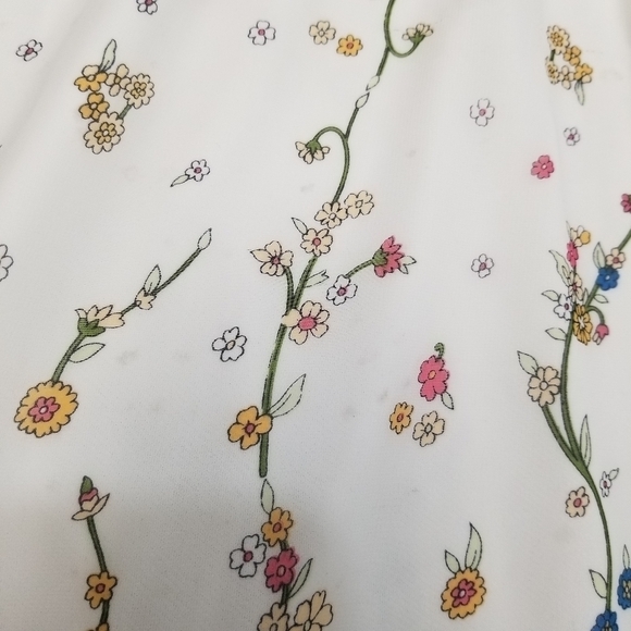 Gorgeous Mon Ami USA Long Floral Dress Medium halter like neck deep v neck maxi - Picture 12 of 16